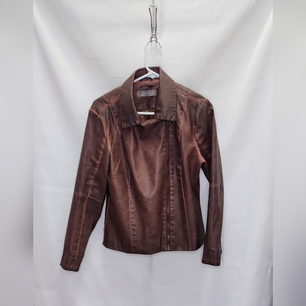Bagatelle Women's Brown Leather Jacket Size M